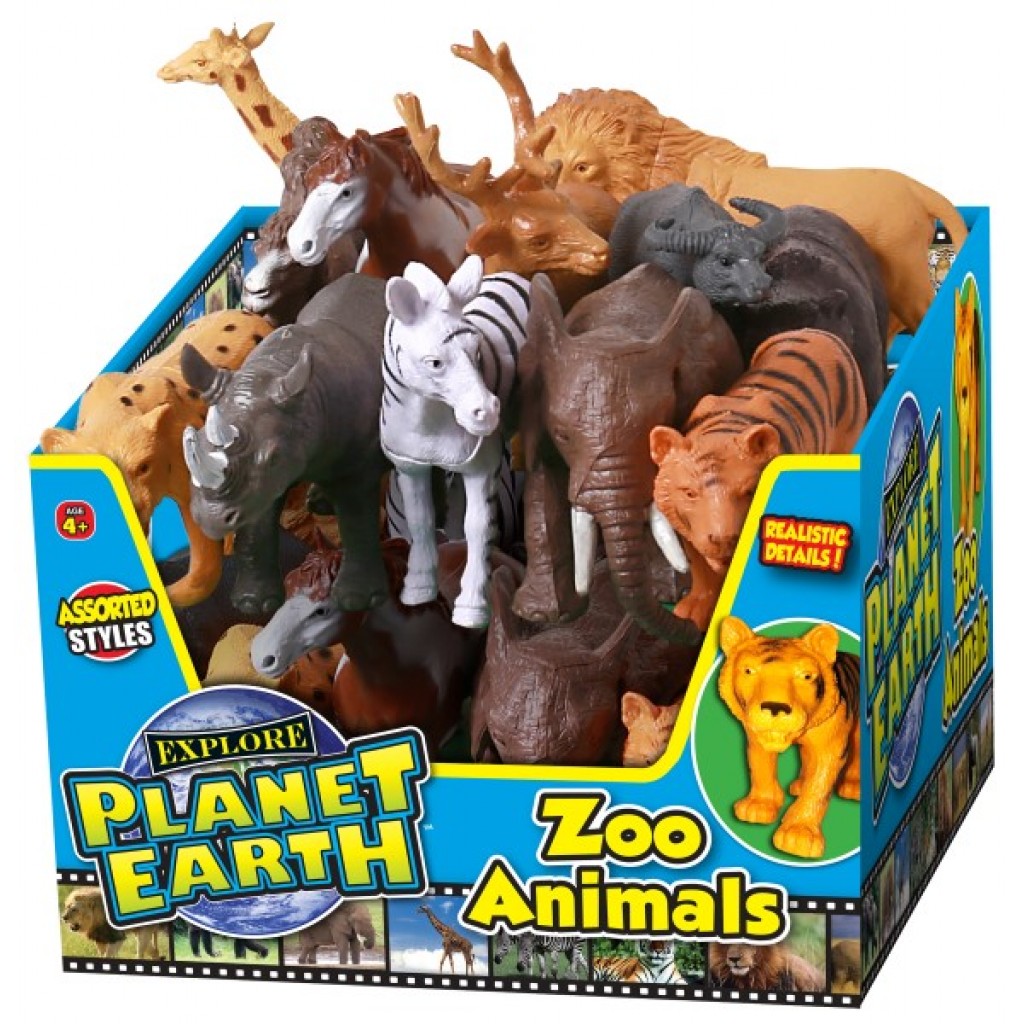 4" - 6" Planet Earth Zoo Animals