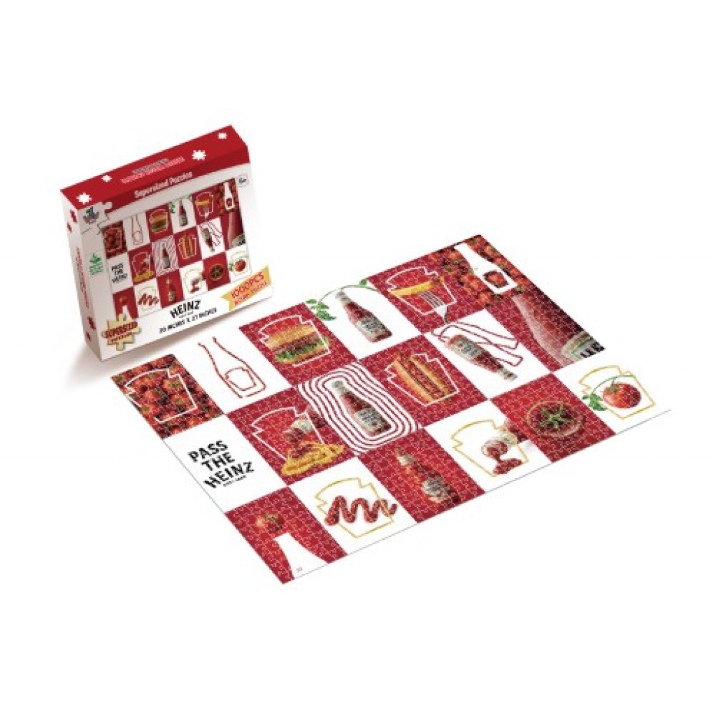 1000 pcs Supersized Heinz Puzzles